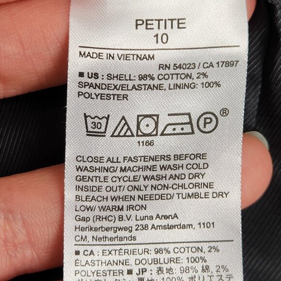 Double-Breasted Black Blazer with Gold Buttons - Picture 10 of 13